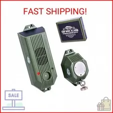 1-Pack Tactiko Rechargeable Safety Perimeter Trip Alarm | 129 dB |USB/Solar