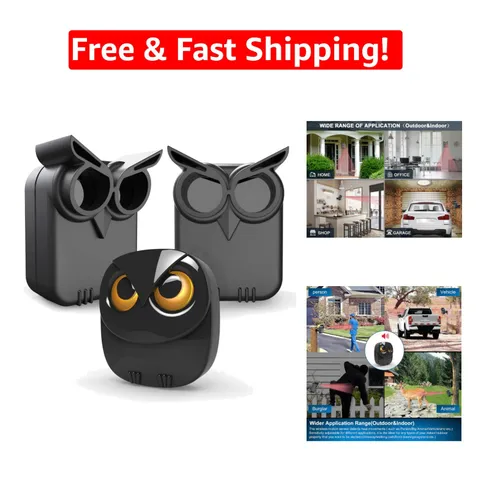 DIY Wireless Driveway Alarm - 1 Receiver & 2 Weather-Resistant Sensors Included