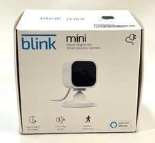 Blink Mini Indoor Plug-In Live HD Smart Security Camera BCM00300U