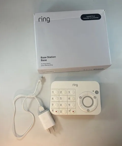 Ring Z Wave Plus Wireless Indoor Alarm Security System Base + Keypad