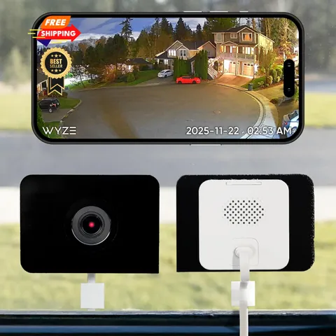 Wyze Window Camera, WiFi Indoor HD Home Security Upgraded Color White