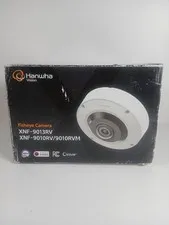 ​Hanwha Vision XNF-9013RV 12MP AI IR Outdoor Fisheye IP Security Camera Open Box