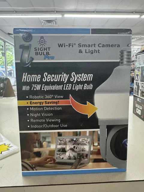 Sight Bulb WiFi Smart Camera & Light Pro, 75W Equivalent LED Light