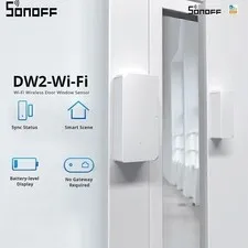 SONOFF DW2 Wifi Wireless Door Window Sensor Open/Closed Detectors e-WeLink APP