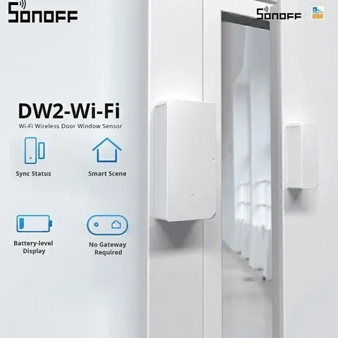 SONOFF DW2 Wifi Wireless Door Window Sensor Open/Closed Detectors e-WeLink APP