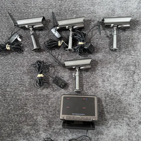 Defender PHOENIX Security System 1 Monitor (M2M) & 4 Cameras (M2C)