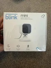 Amazon Blink Mini Indoor 1080p Security Camera White Model BCM00300U NIB