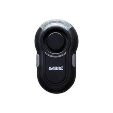 SABRE 2-in-1 Clip-On Personal Alarm With LED Safety Light, One Size, Black 