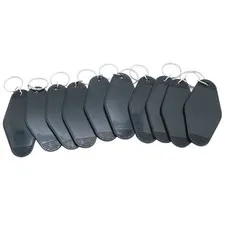 10pcs Blank Hotel Keychains Bulk Vintage Motel Keychain Vinyl HTV printing Ke...