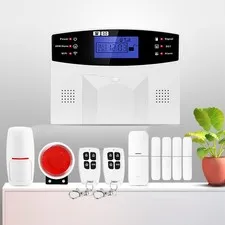 Security Alarm System Kit 8 Wireless Remote Controllers WiFi GSM Home