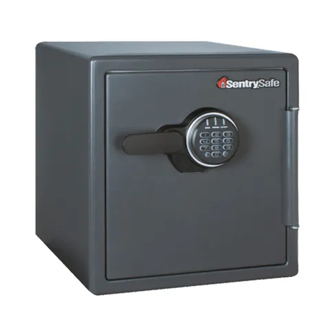 Black Fireproof Safe with Digital Push Button Keypad, Home Safe For Money, Do...