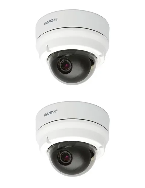 Ganz ZN1A-DNT352XE-M | Lot 2 | Outdoor 2MP IP Dome, 3-9mm Motorized Zoom GXi PoE