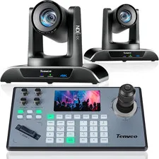 4K PTZ Camera and Controller Bundle/Kits - 20X 4K NDI AI Auto-Tracking PTZ Camer