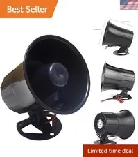 Outdoor Siren Speaker With 150 High Decibels, Security Horn, 12v Alarm System...
