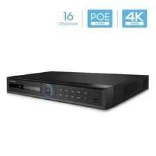 Amcrest 4K NV5216E-8P  Video Recorder (8-Port PoE) Hard Drives (Not Included)