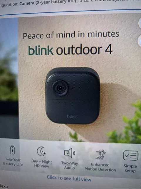 Blink Outdoor 4 XR Two Camera System w/Sync Module New Factory 2 Camera