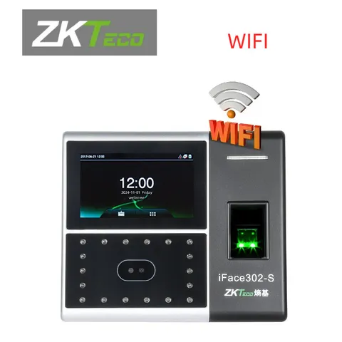 ZKTeco iFace302-S WIFI Face & Fingerprint Recognition Time Attendance Access