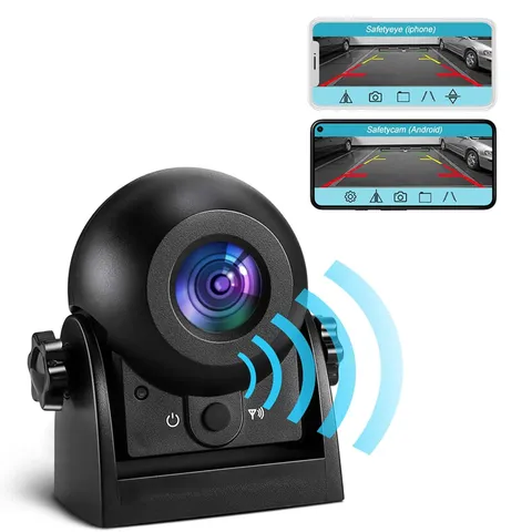 Wireless Magnetic Backup Camera, WiFi Rechargeable, IP68 Water Resistant