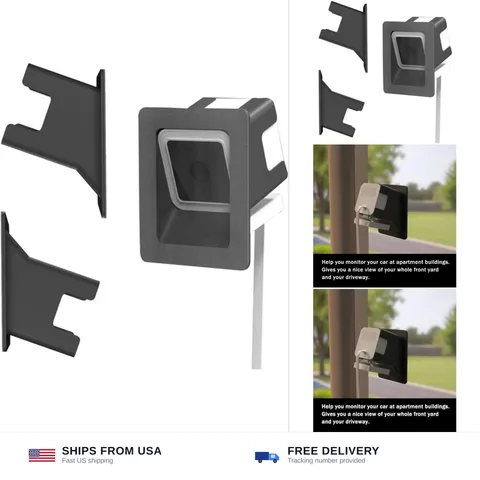 2 Pack Angled Window Mount for Wyze Cam v4 v3 / Window Camera | 20 Degrees Ti...