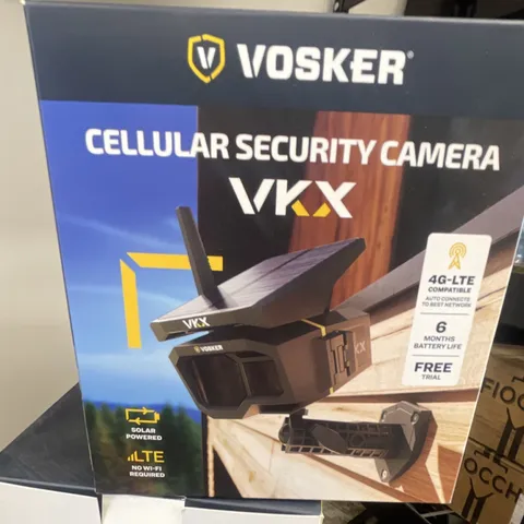 VOSKER VKX 4G LTE 1080p Solar Outdoor Security Camera Motion Night Vision