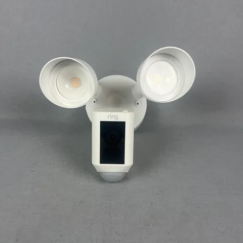 Ring Floodlight Camera Wired Plus White Works Used