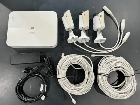 WD ReadyView PoE 8 Channel Network  Video Surveillance System 2TB HD - 3 Cameras