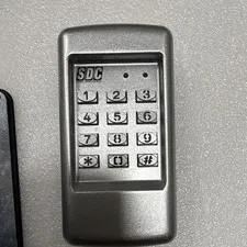 SDC 920 NC01.1 Access Control Keypad Entry Unit, Metallic, w/ Backplate