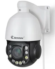 Jennov 6MP PoE IP Camera Outdoor with Pan Tilt 20X POE CAMERA, Multicolored