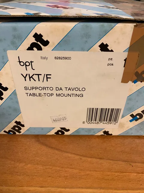 Table mount for video intercom Ykt/F (CAME code 62825900)
