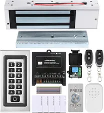 Access Control System Kit with Remote – 1200Lbs Holding Force Fail-Safe Electrom