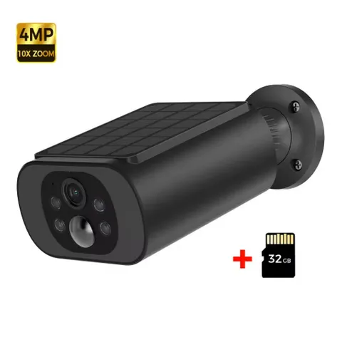 Solar WiFi Security Camera 2.5K AI Detection Color Night Vision
