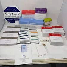 SIMPLISAFE HOME SECURITY SYSTEM KIT W/ Motion & Entry Sensors, MORE!