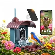 Smart Bird Feeder with Camera - AI Identify 10000+ Bird Species, Bird feeder