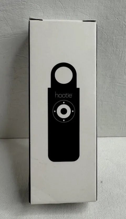 Hootie Personal Safety Alarm for Women, Men, & Kids - Keychain Alarm- Black