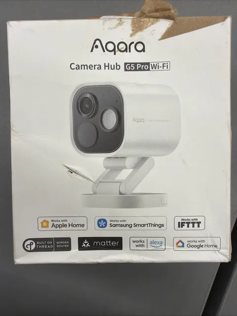 Aqara 4MP Camera Hub G5 Pro WiFi, True White - Wi-Fi Version (No PoE Support) 
