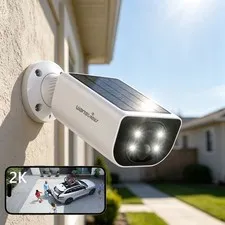 Wansview 2K Solar Battery Powered Wireless Security Camera Outdoor Home Wifi