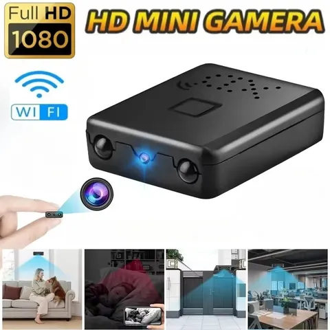 Smart Mini WiFi Camera Wireless 1080P HD Small Night Cam w/Battery Home Security