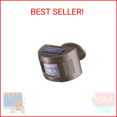eMACROS Pairable 1/2 Mile Long Range Solar Wireless Driveway Alarm Indoor Outdoo