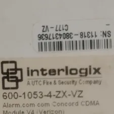 Interlogix 600-1053-4-ZX-VZ Alarm.com Concord CDMA Module V4 Verizon