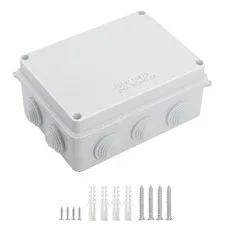 LeMotech ABS Plastic Dustproof Waterproof 5.9" x 4.3" x 2.8" (1pc), White 