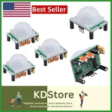 Infrared Motion Sensor Module Bundle - 3 HC-SR501 Sensors for Arduino Projects