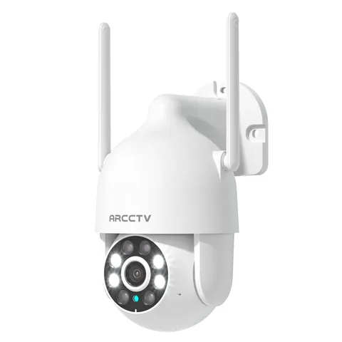 ARCCTV 3MP HD Wireless Pan/Tilt Security Camera System Outdoor WiFi 2 Way Audio