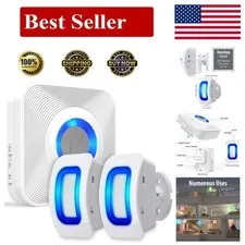 Secure Your Home with WaveLink Wireless Driveway Alarm Chime & 2 Sensors Bundle
