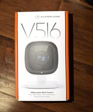 Alarm.com V516 1080p Indoor Wi-Fi IP Camera White, Two-Way Audio, Analytics