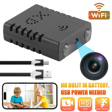 Mini Wifi Micro Camera HD 1080P Home Smart Security Camcorder Night Vision Cam