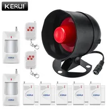 Home Alarm Home Security System Wireless Alert Gargae Protection Motion Detector