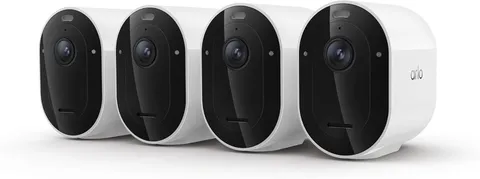 Arlo Pro Security Camera 2K HDR 6th Gen 4 Cam White