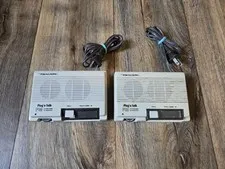 Lot Of 2 Vintage Plug'n Talk Wireless Intercom Realistic Radio Shack FM 43-207C 