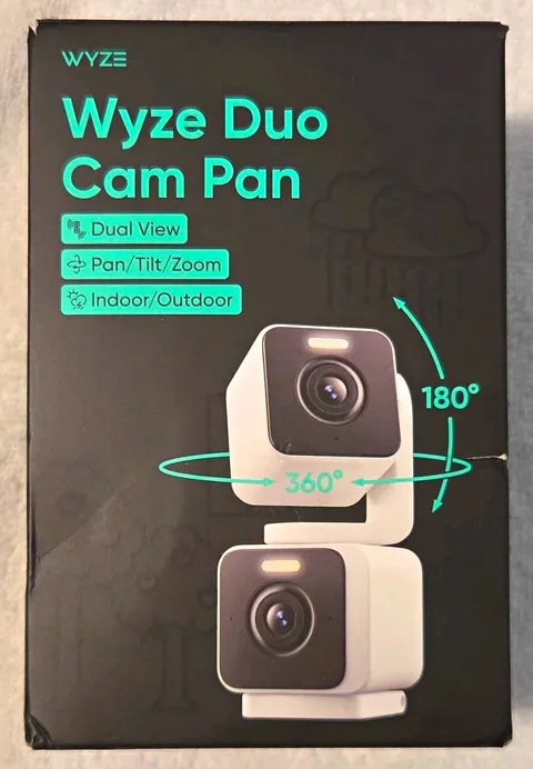 Wyze Duo Cam Pan Dual View Pan/Tilt/Zoom Indoor/Outdoor Wi-Fi IP Camera