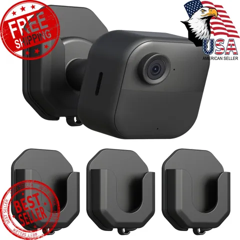 KMOUANTS 3 Pack Black Wall Mount for Blink Cameras